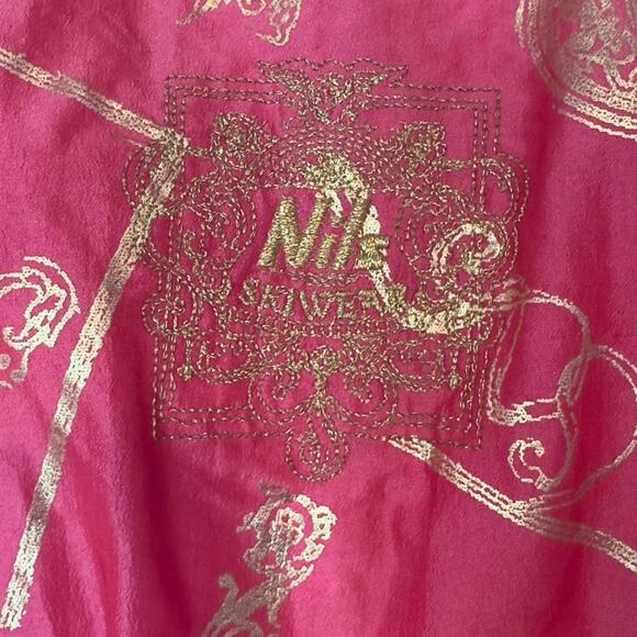 Vintage Nils Skiwear Women’s Winter Ski Coat Size 10 Pink Gold Full Zip - Picture 8 of 13